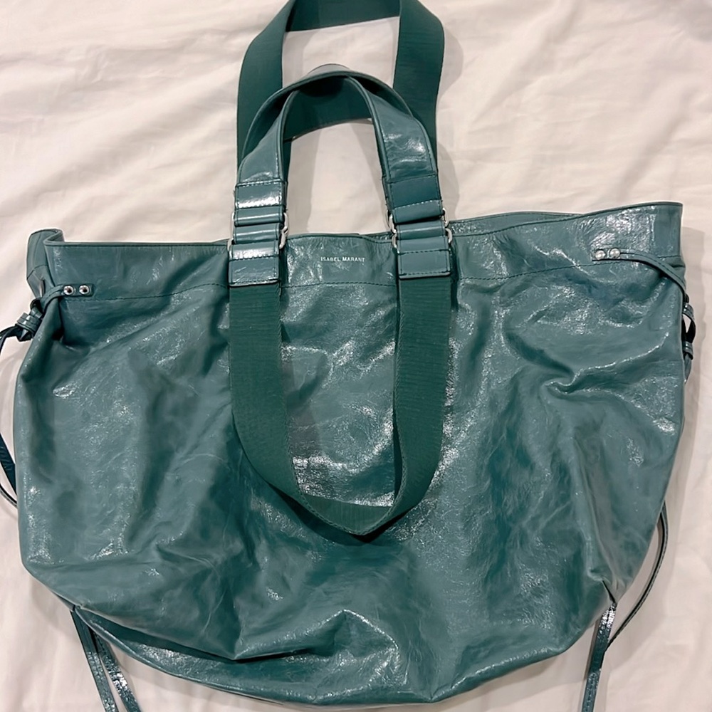 Isabel Marant Wardy Leather Shopper Tote